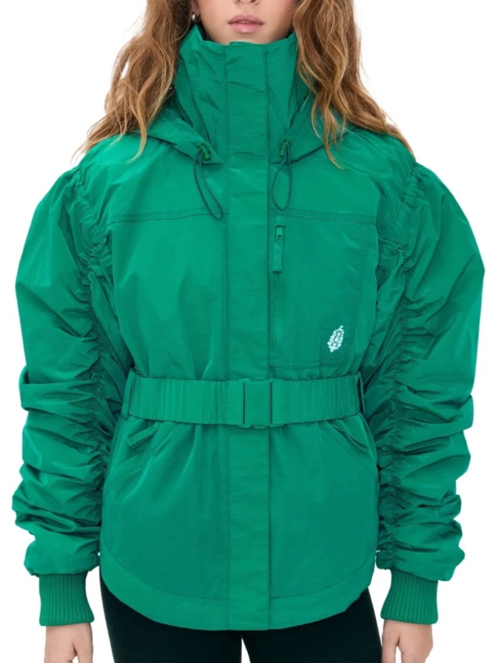 FP Movement 'Lift Laugh Love' Ski Jacket in Green Glow (NWT)